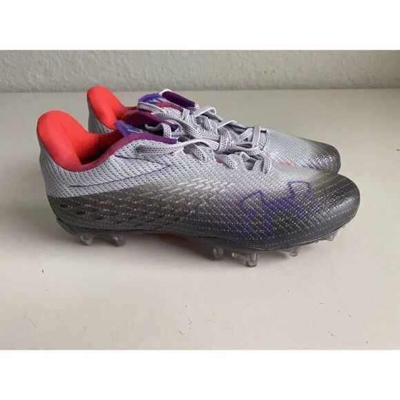 Under Armour Blur Smoke MC Halo Grey Metallic Ore Cleats Shoes Women’s Size 8.5 - Picture 4 of 10
